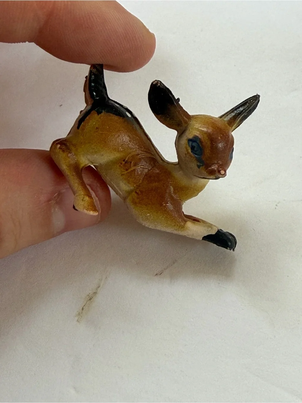 Vintage Miniature Plastic Deer Figures